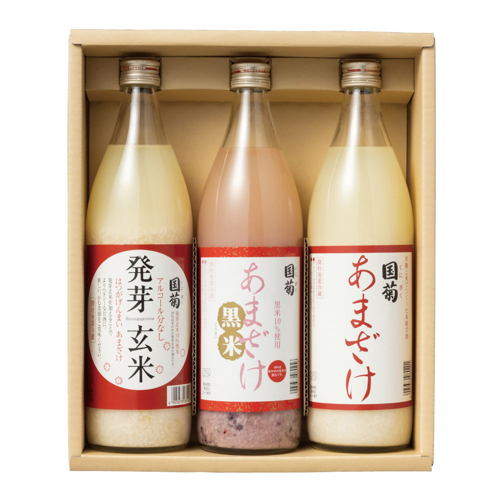 【バラ売り可】黒い玄米糀あまざけ セット 篠崎 国菊あまざけ 3本セット | 【公式】イオン九州オンラインストア・通販