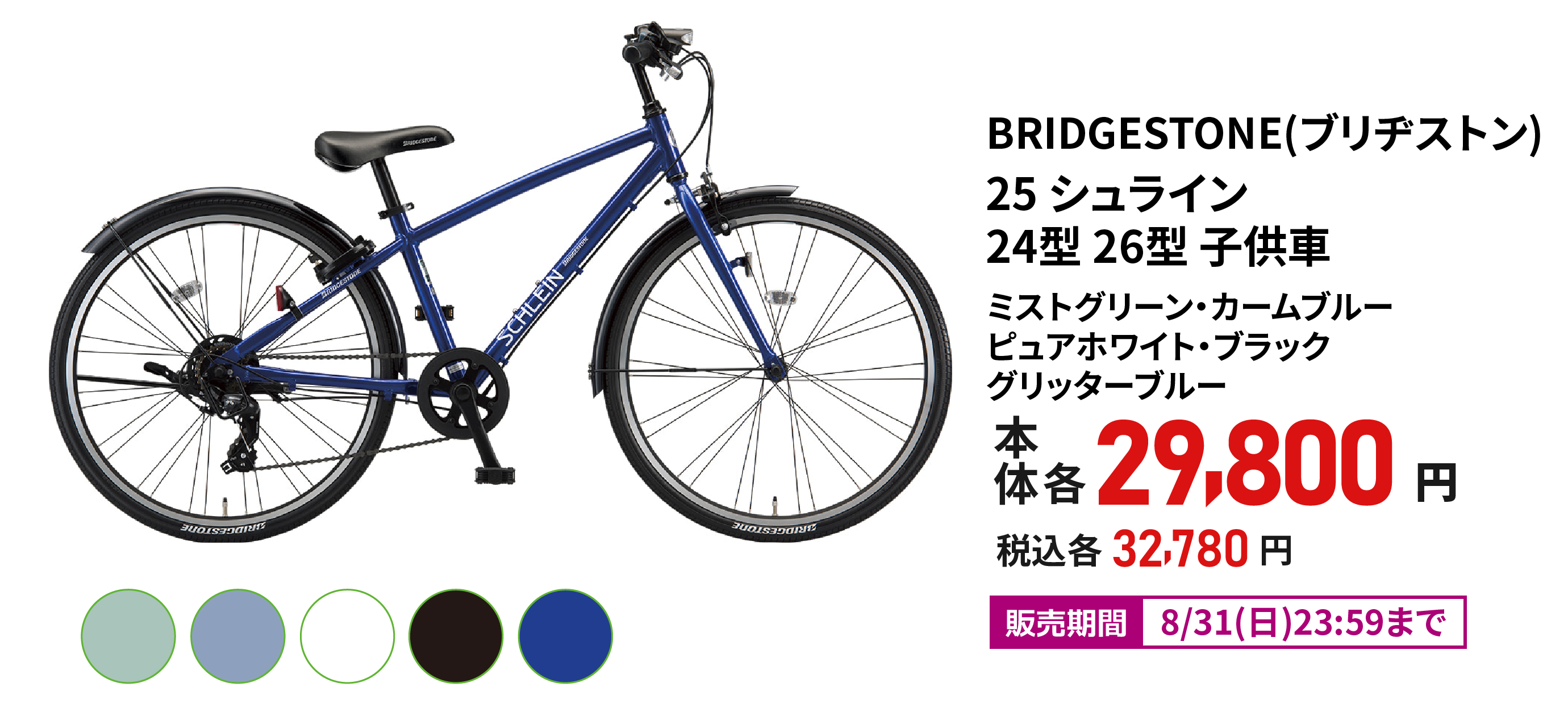 【ECサマーセール】ブリヂストン 25 シュライン