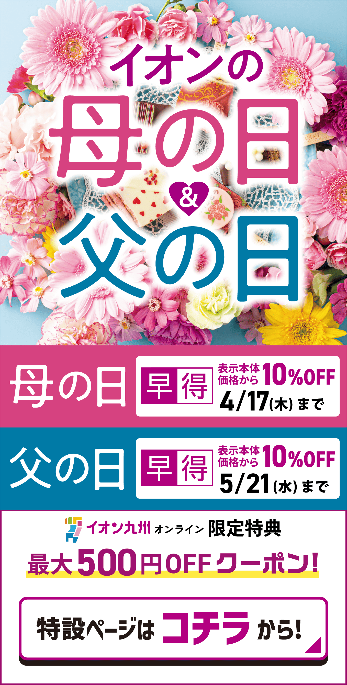 イオンの母の日＆父の日