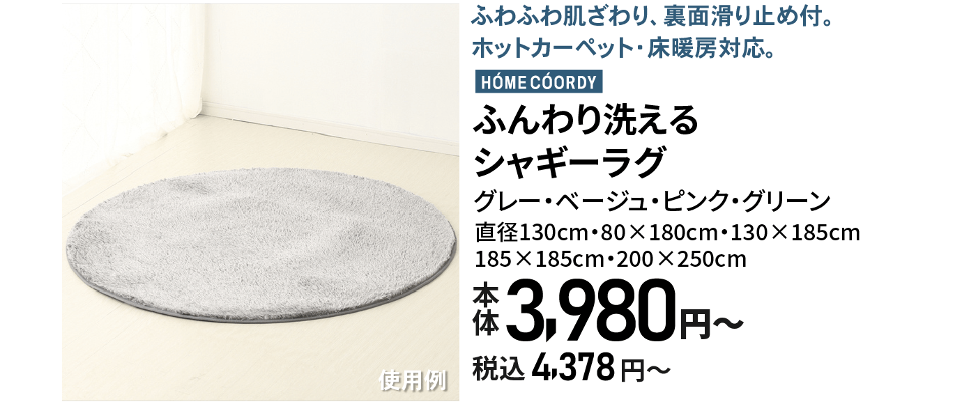 シャギーラグ