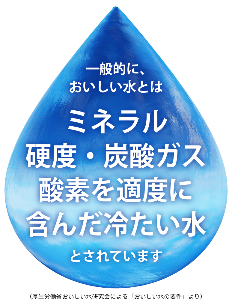 おいしい水とは