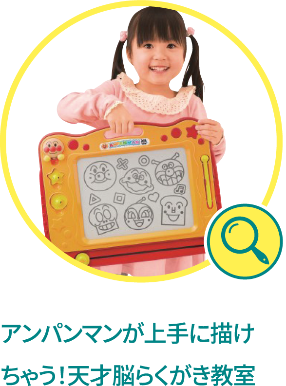 アンパンマンが上手に描けちゃう！天才脳らくがき教室