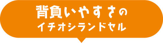背負いやすさのイチオシランドセル