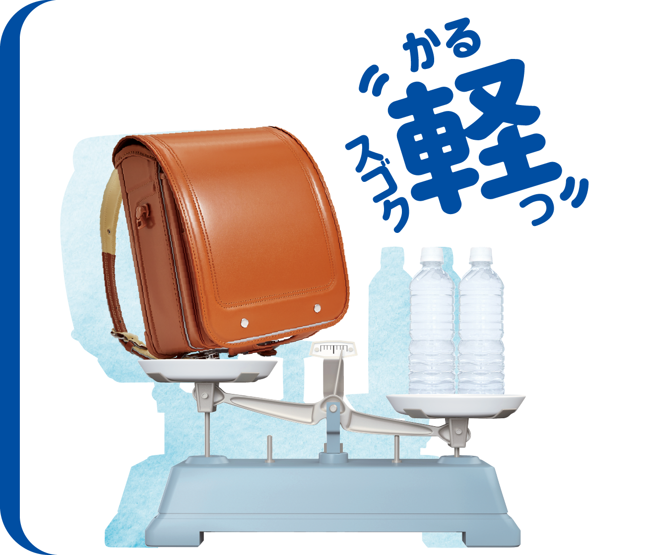 軽さ&カラーバリエーションのイチオシランドセル