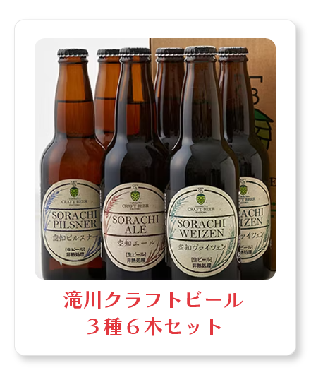 滝川クラフトビール　３種６本セット