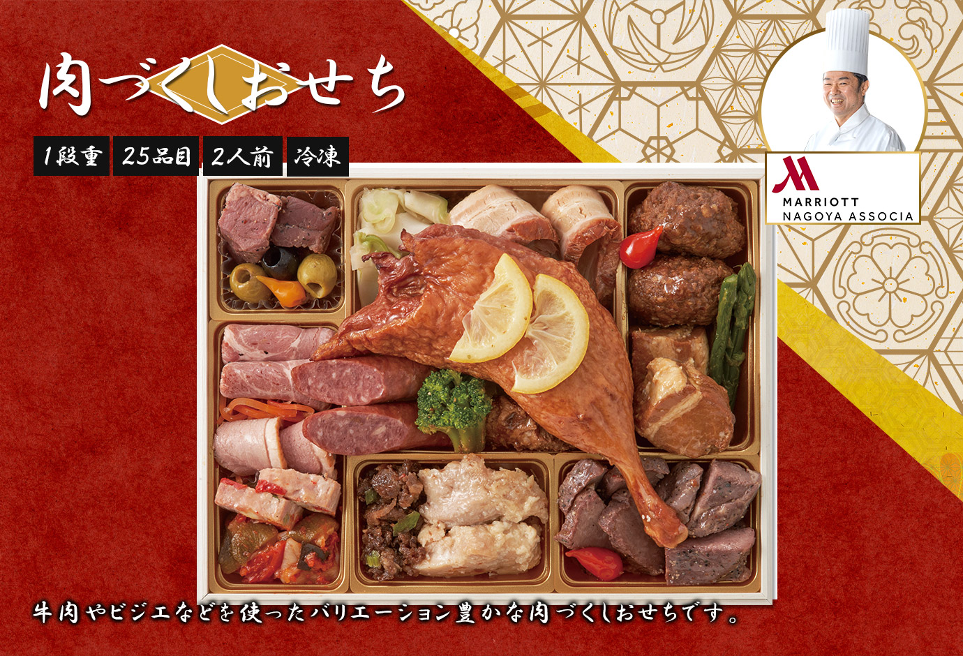名古屋マリオットアソシアホテル　肉づくしおせち