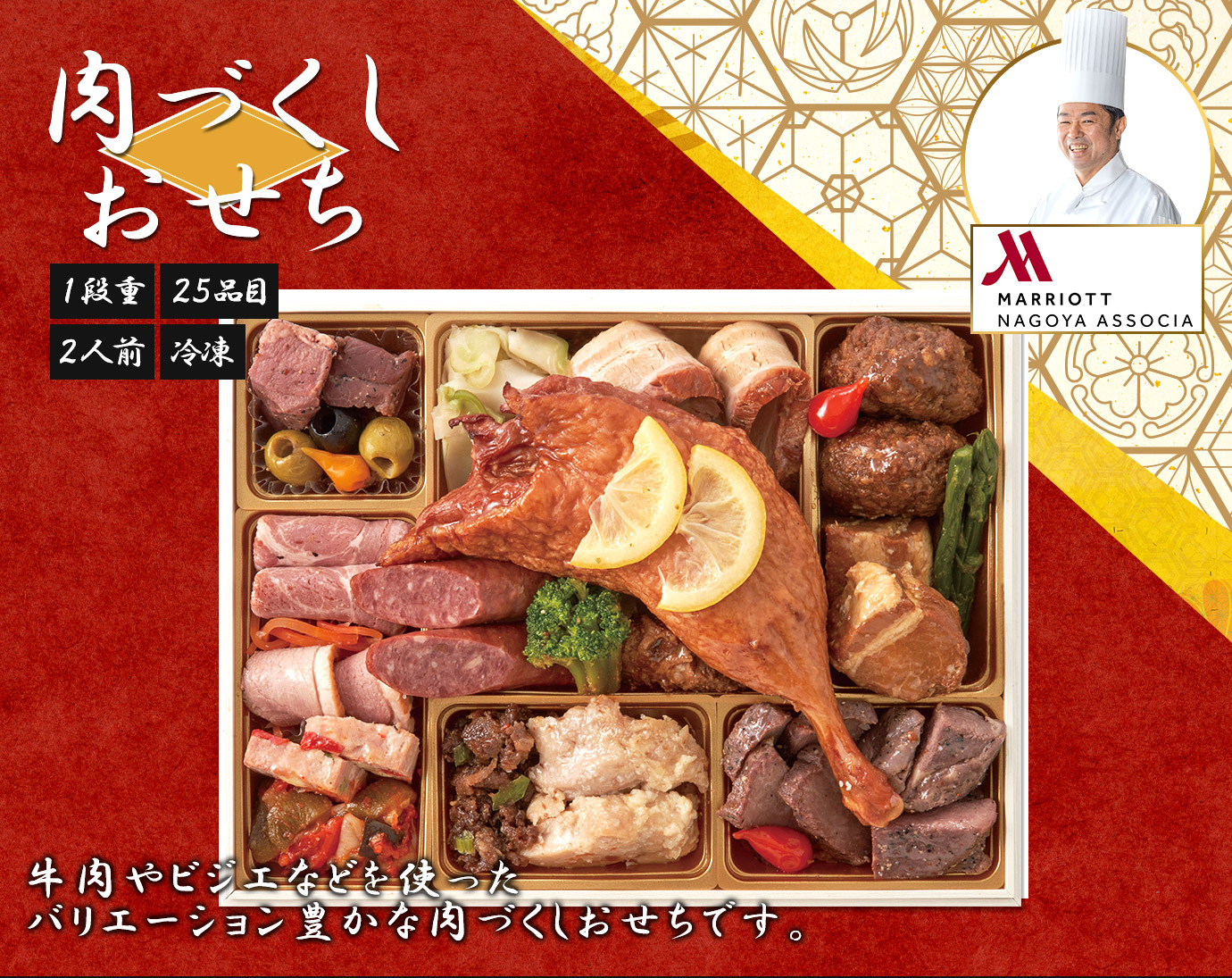 名古屋マリオットアソシアホテル　肉づくしおせち