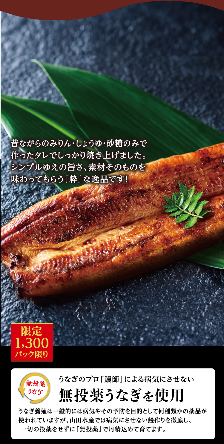山田うなぎ〈粋〉うなぎ蒲焼セット