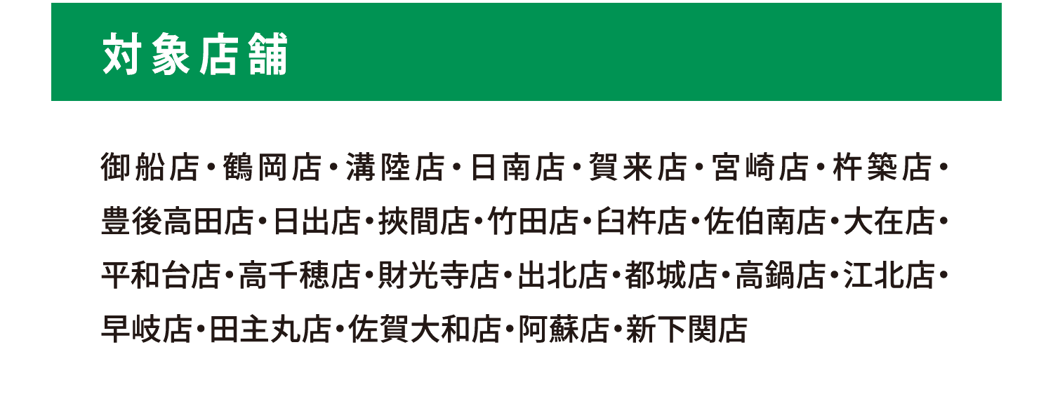 対象店舗