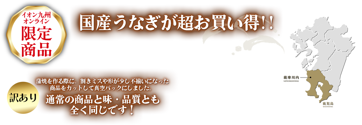 薩摩川内鰻訳ありセット