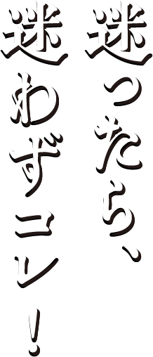 迷ったら、迷わずコレ！